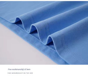 Ropa Deportiva de Verano al por Mayor, Cómoda, Transpirable, de Secado Rápido, 95% Algodón, Manga Corta, Absorbe la Humedad, Estampado, Color Sólido - Product Image 6