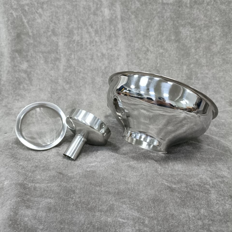 silver-3 piece set-diameter 14cm cone funnel
