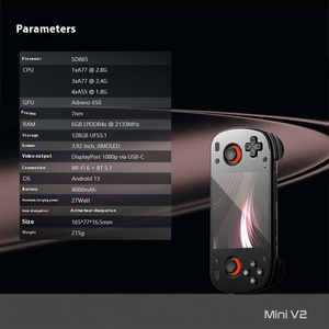 Retroid Pocket Mini V2 Cầm Tay SD865 3.92Inch Hữu Cơ Ánh Sáng Phát Ra Diode Màn Hình Lớn Cổ Điển <span class=keywords><strong>Android</strong></span> Máy Nghe Nhạc Trò Chơi Giao Diện Điều Khiển - Product Image 6