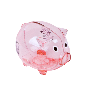 Hot-Selling Clear Plastic Piggy Bank With <strong>Coin</strong> Counter Lovely Box Pattern Design Perfect Kid's Gift With Number Feature - Product Image 4