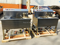 Nouvelle machine portable électrique mini 8 kg pour la fabrication, le trempage, le tempérage et l'enrobage de barres de chocolat avec roue de fusion