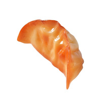 Modèle réaliste de dumpling artificiel GYOZA pour festival, simulé, frit et grillé, en plastique écologique TABA SQUISHY, promotionnel
