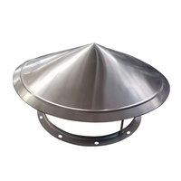 Usine Vente Directe En Acier Inoxydable 201 Tuyau Cheminée Top Pluie Cap Cheminée Extérieure Accessoire Cheminée Évent Cheminée Capot