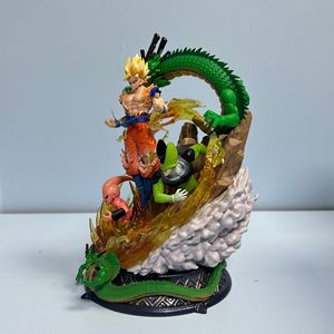 Statuette Anime Giapponesi di Alta Qualità, Drago 19,5cm, Saiyan GK 6° Anniversario Goku Sharu Frieza Buu Scena PVC <span class=keywords><strong>Action</strong></span> <span class=keywords><strong>Figure</strong></span> - Product Image 2
