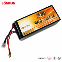 Baterai Semi-solid State Longkun 8S 22.2V 8000mAh 35C untuk Drone RC, Quadcopter, Pesawat Terbang FPV Jarak Jauh