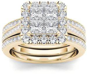 Custom squisito tre strati impilati zircone quadrato intarsiato in metallo intarsiato <span class=keywords><strong>oro</strong></span> <span class=keywords><strong>argento</strong></span> anelli in lega di <span class=keywords><strong>rame</strong></span> indelebile gioielli in lega - Product Image 3