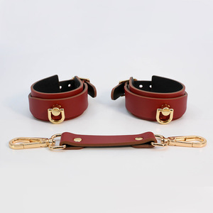 SM Alternative Training Cross Buckle Leather Training Couple Sex <b>Toys</b> Flirting <b>Tools</b> <b>Set</b> Chain Leash Blindfold - Product Image 3