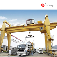 Grue à double poutre de haute qualité et robuste, hauteur de levage maximale de 52 m, 125/30 tonnes, 150/50 tonnes, boîte de vitesses à roulements à billes à commande de précision