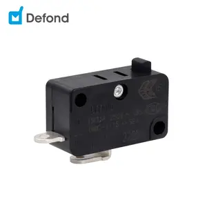 Micro interruptor de límite T85 5e4 15A 250VAC, Terminal de soldadura de botón, de Defond DMC-1115-BA-0AA33-02R, venta al por mayor