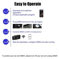 ELM327 WiFi OBD2 lector de código escáner herramientas de diagnóstico de coche V1.5 WIFI para Android/IOS OBD 2 adaptador de interfaz OBD2 de diagnóstico de coche