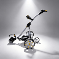 Caddie de golf électrique et télécommandé, facile à utiliser, avec poignée, vitesse manuelle et batterie au lithium ou au plomb sans fil en option