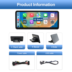 <span class=keywords><strong>Radio</strong></span> con CarPlay y Android Auto Inalámbricos Integrados, Pantalla Ultrafina de 12.3 Pulgadas con Sistema Linux, Miracast y Airplay para Mercedes Benz Clase C/GLC W205 - Product Image 6