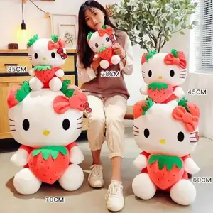 Best Selling Most Popular Famous Anime Cartoon Character Hello Kitten Kitty Plush Toys