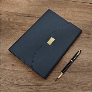 Carnet à spirale A5 sur mesure haut <span class=keywords><strong>de</strong></span> gamme à trois volets avec clip magnétique - Cahier <span class=keywords><strong>de</strong></span> notes professionnel et <span class=keywords><strong>de</strong></span> réunion <span class=keywords><strong>de</strong></span> qualité supérieure - Product Image 3