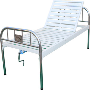 Cama de <span class=keywords><strong>Hospital</strong></span> Manual Económica con Estructura Metálica y 3 Años de Garantía para Cuidado de Pacientes - Product Image 6