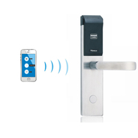 Système de serrure électronique pour hôtel intelligent H6011, serrures de porte avec carte RF pour hôtels 5 étoiles