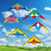 Cerf-volant acrobatique à double ligne, motif coloré, design personnalisé, pour enfants et adultes, idéal pour la plage et les sports de plein air