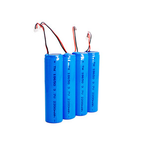 3,7 V 18650 2200mAh lithium-ion batteries with PCB and wire - Product Image 2