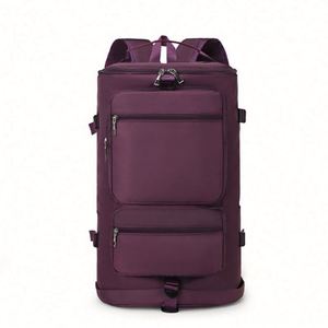 Sac de voyage personnalisé en polyester de haute qualité, avec séparation humide/sec, fermeture éclair, grande capacité, sac à dos de sport portable - Product Image 6