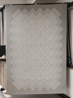 Tapis rectangulaire 3D de luxe moderne de grande taille, fabriqué à la machine, pour la décoration de la maison, du salon, de la chambre des adolescents et du couloir
