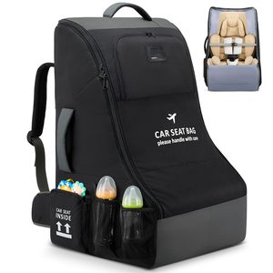 Sac à dos de <span class=keywords><strong>voyage</strong></span> pour siège auto, housse rembourrée robuste pour avion, fermeture éclair, léger, portable, compatible avec la plupart des sièges auto et des rehausseurs - Product Image 1