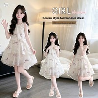 Nouvelle Robe Longue d'Été 2026 pour Filles, Modèle Halter avec Nœud Papillon, Sans Manches, Robe de Princesse Maxi Blanche pour Grandes Filles
