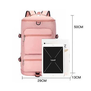 Custom <b>Women</b> Shoulder Bags Large Capacity Foldable <b>Women</b> Oxford Cloth <b>Travel</b> Bag Waterproof Oxford Cloth Handbag <b>Backpack</b> - Product Image 2