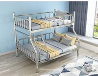 Lits superposés métalliques pour la maison, lits hauts et bas pour adultes et enfants, mobilier de chambre à coucher de conception chinoise