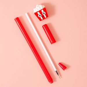 Cartoon 3D <b>Neutral</b> Pen 0.38mm Black Ink Plastic Shell Push Button Office School Use - Product Image 3