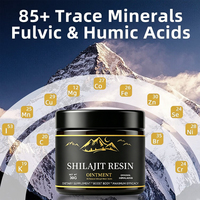 ODM/OEM Résine de Shilajit Pur à 100% de l'Himalaya, Mélange Ayurvédique Naturel de Shilajit en Résine à Haute Concentration