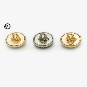 Women's Classic Zinc Alloy Metal Buttons for Shirt Jackets Cufflinks 12mm Eco-Friendly Shank Buttons with Beads - Product Image 5