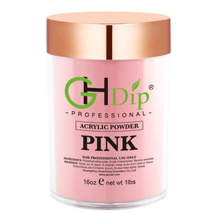 Polvo de polímero de cristal al por mayor de fábrica 4oz/8oz/16oz/22oz polvo de acrílico transparente blanco rosa Natural para uñas a granel - Product Image 1