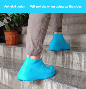 צבע מותאם אישית עמיד סיליקון עמיד למים הגנה מפני החלקה עמיד למים הגנה מפני גשם אבק נעליים - Product Image 4