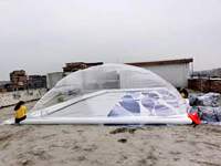 Pas cher vente chaude Transparent dôme D'air Piscine Clôture piscine gonflable Dôme de couverture