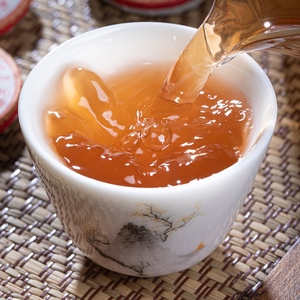 Banzhang Pu'er ชาดิบขนาดเล็กทรงสี่เหลี่ยมแบบบางกล่องชาเพื่อสุขภาพ - Product Image 5