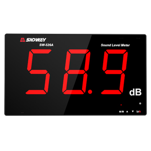 Máy đo tiếng ồn SNDWAY Lớp 1 với bộ hiệu chuẩn âm thanh để tuân thủ cơ sở 9001 ISO - Product Image 1