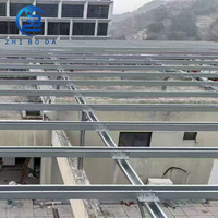 Production rapide Système de structure de montage sur le toit solaire étanche Toit en asphalte Panneau solaire Montage sur le toit