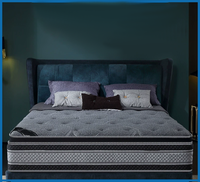 Matelas de luxe King et Queen Size respirant, compressé sous vide, enroulable, avec ressorts ensachés, pour bébés et enfants