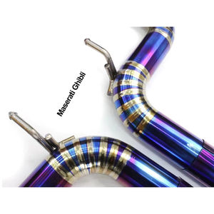 Sistema de escape de titanio AKS para <span class=keywords><strong>Maserati</strong></span> <span class=keywords><strong>Ghibli</strong></span> Catback System - Product Image 3