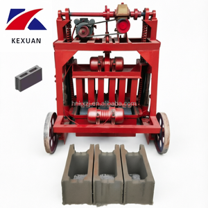 Vibrations- und Geräuschreduzierte Großrad-Bausteinmaschine – Bestseller für Gabun, Zementziegelmaschine - Product Image 1