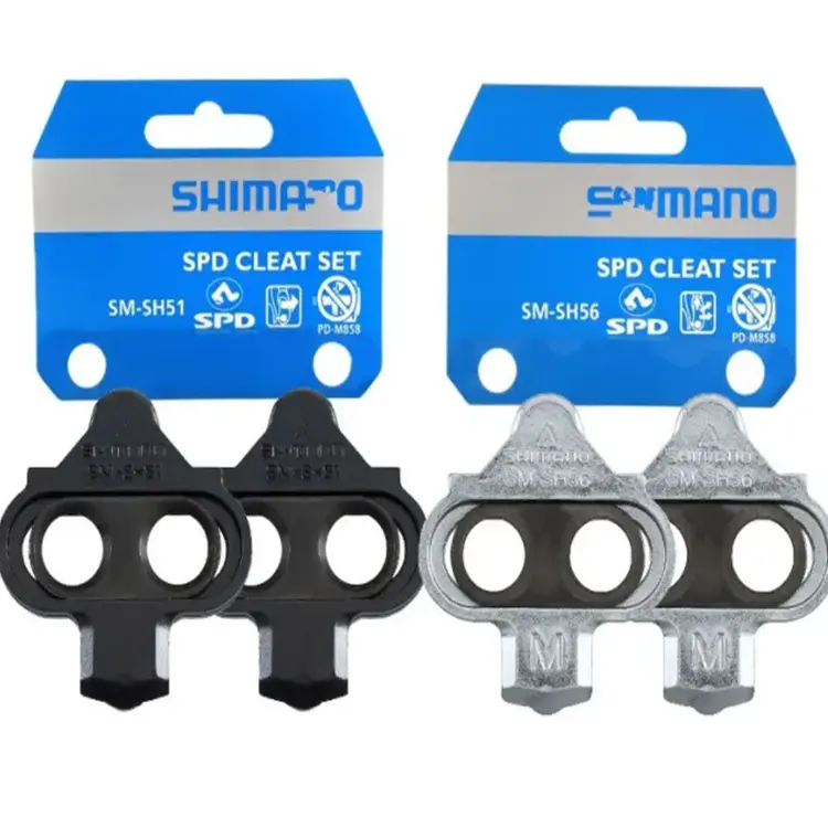Shimano SH51 SH56 Fahrrad pedal clip SPD Fahrrad Fahrrads chuhe Stollen MTB Fahrrad Fahrrads chloss Pedal platten adapter