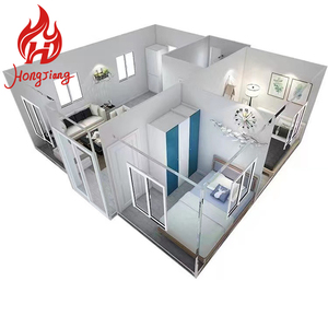 Casa Prefabbricata su Misura con 3 Camere da Letto, Villa Prefabbricata Solare, Casa Modulare Espandibile per Hotel Mobile <span class=keywords><strong>nel</strong></span> <span class=keywords><strong>Bosco</strong></span> - Product Image 3