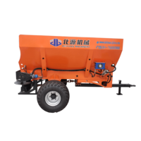Épandeur de fumier solide Épandeur de sable pour compost de chaux Tracteur traîné PTO Épandeur d'engrais à vendre