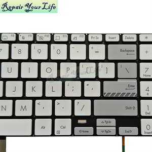 คีย์บอร์ดแล็ปท็อปแบล็คไลท์สำหรับ Asus <span class=keywords><strong>VivoBook</strong></span> <span class=keywords><strong>Pro</strong></span> <span class=keywords><strong>15X</strong></span> โอแอลอีดี <span class=keywords><strong>K6501</strong></span> K6501ZM คีย์บอร์ด0KNB0-580GUS00สีเทาใหม่ - Product Image 3