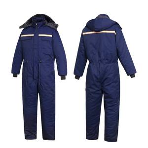 Unisex <strong>Insulated</strong> Cold Storage Work Jumpsuit High Visibility Reflective Protection Work Uniforms for Outdoor Winter Work - Product Image 6