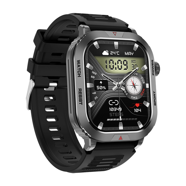 2026 Outdoor Sport Smartwatch Health Monitoring 2.01 Inch Screen Multiple Sports Mode ZW66 Smart Watch