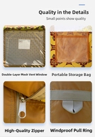 Tente Gonflable CE à Montage Instantané Style Moyen-Orient en Oxford Imperméable pour Glamping Désertique Quatre Saisons Une Chambre 5-6 Personnes