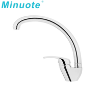 Robinet de cuisine monocommande en laiton à poser sur plan, pour usage domestique, vente en gros
