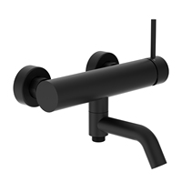 Système de douche sur pied TOPWAY en acier inoxydable SUS304 avec barre coulissante, 5 jets : pluie douce, massage, pause