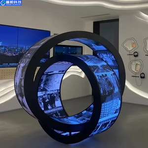 Pushunled kỹ thuật số biển quảng cáo linh hoạt màn hình cho xây dựng mặt tiền linh hoạt <span class=keywords><strong>LED</strong></span> đường hầm màn hình với độ phân giải cao - Product Image 5